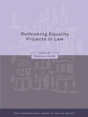 cover image of Rethinking Equality Projects in Law